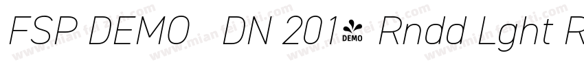 FSP DEMO   DN 2014 Rndd Lght Regula字体转换